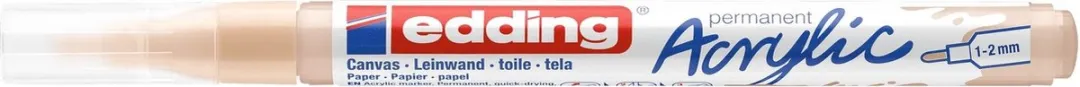 edding 5300 Acrylmarker - Fijne punt - Warm beige