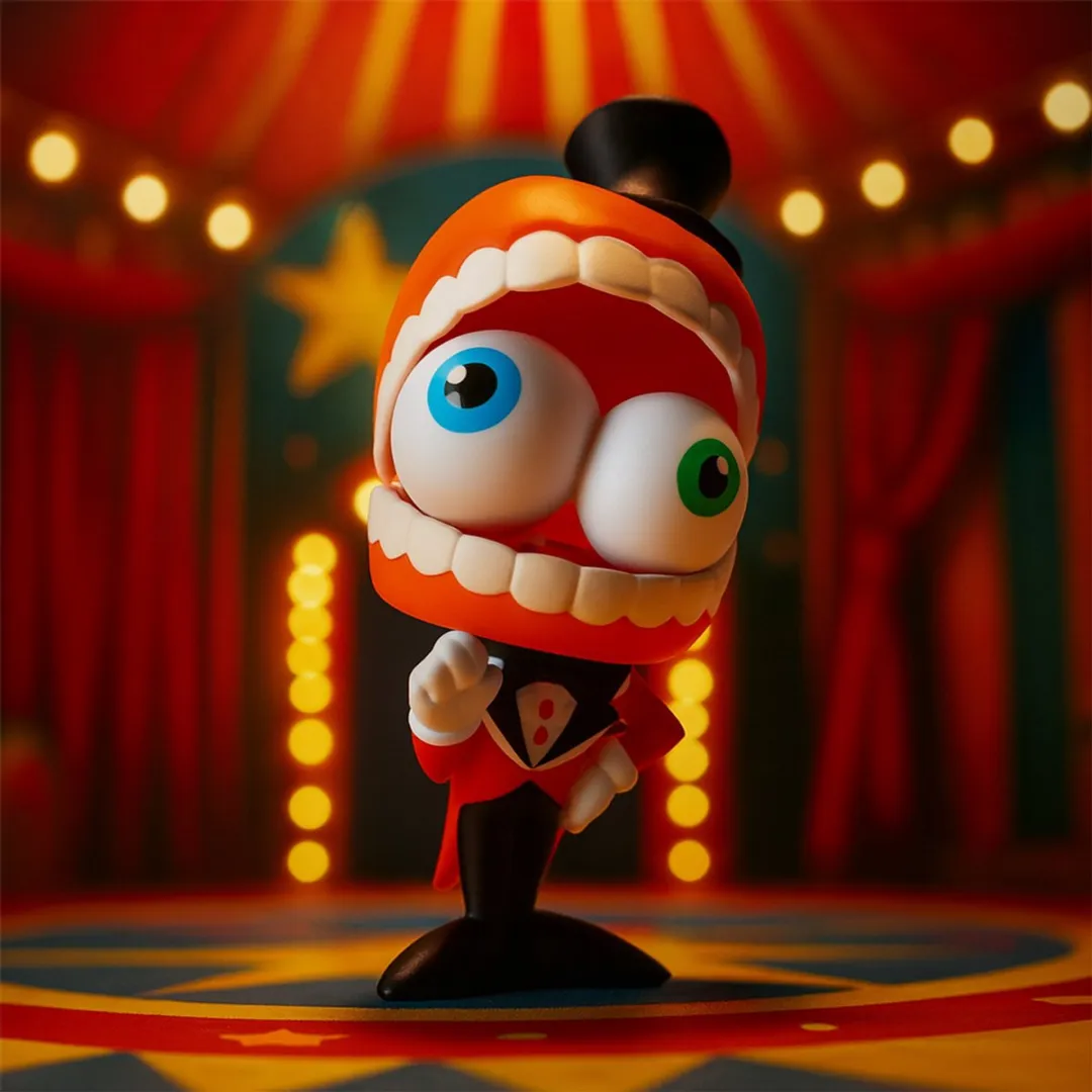 Moose Toys The Amazing Digital Circus Caine Vinyl Figuur - Multikleur