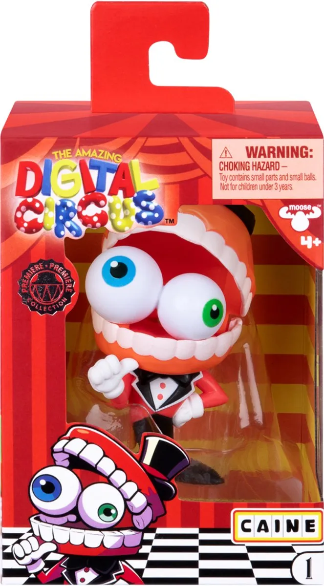 Moose Toys The Amazing Digital Circus Caine Vinyl Figuur - Multikleur