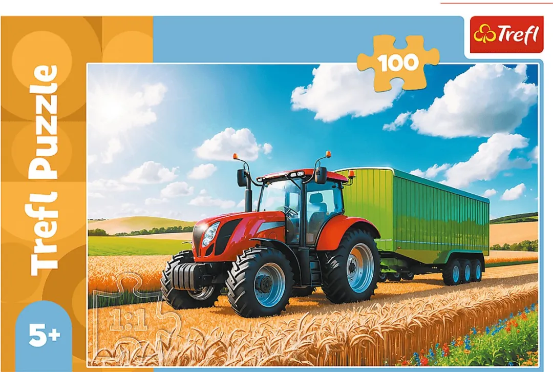 Trefl Voertuigen Puzzle 100 Stuks - Multi
