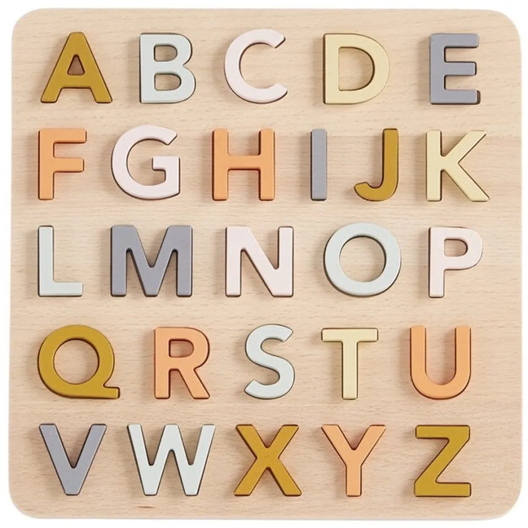 Kids Concept ABC Houten Puzzel 26 Stuks