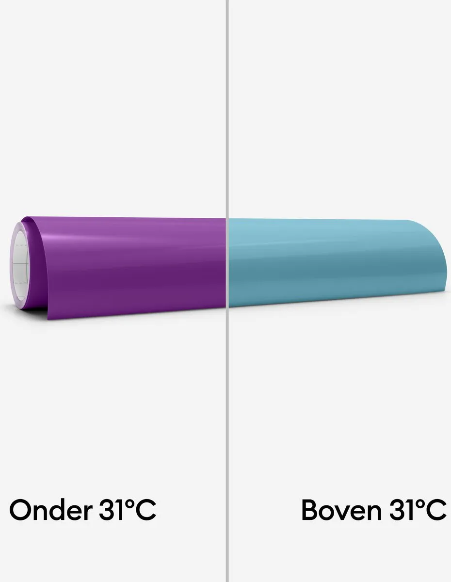 Cricut Color Change Vinyl HOT Permanent 30x60cm - Paars