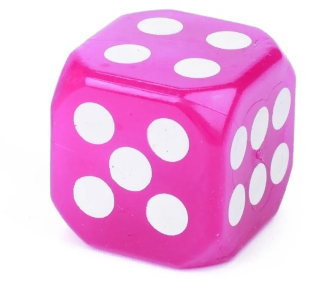 Toi-Toys Dobbelstenen 12x - 3,5cm - Met licht
