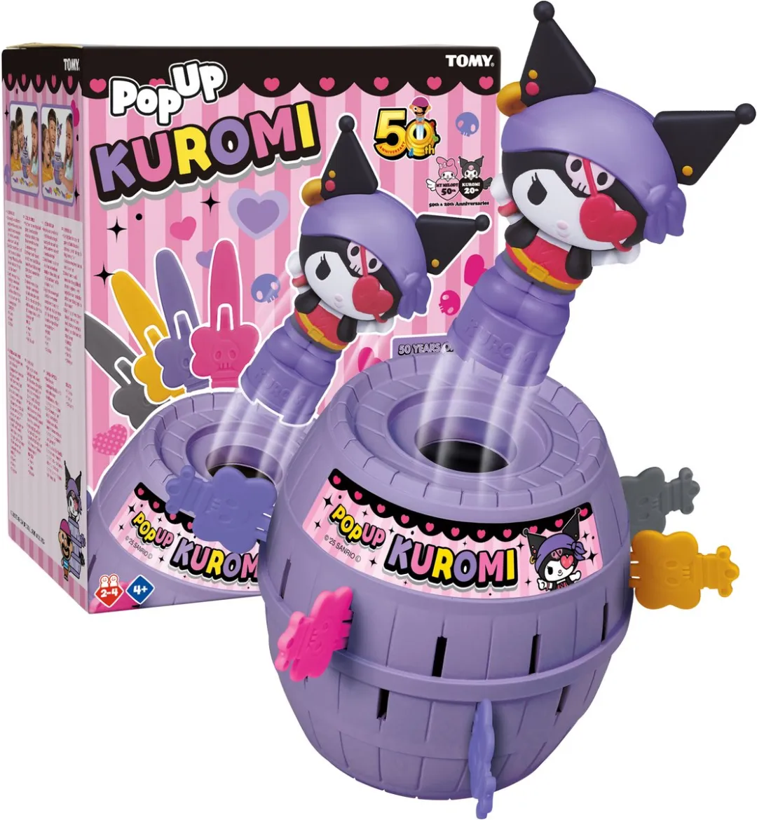 Tomy Pop Up Kuromi - Kinderspel - 24 Sleutels