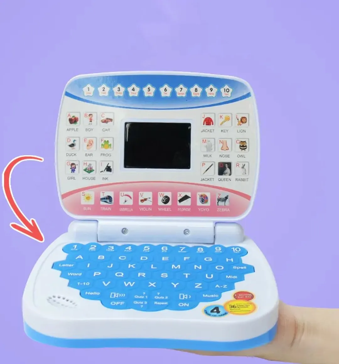 RyC Toys Activity Computer Blauw - Educatief Speelgoed - afbeelding 5 van 6