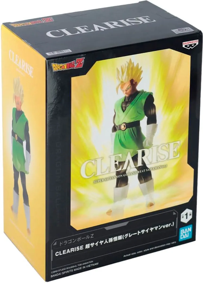 Bandai Banpresto Dragon Ball Z Clearise Super Saiyan Son Gohan Great Saiyaman - Figuur 15cm