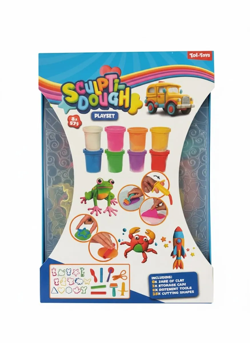 Toi-Toys Klei Set 8 Kleuren