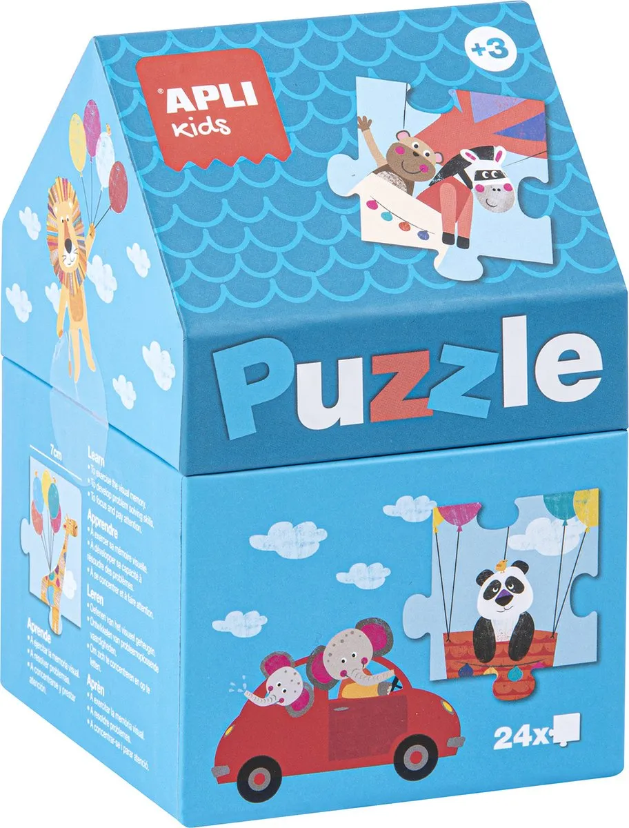 Apli Kids Puzzel Dieren Op Reis