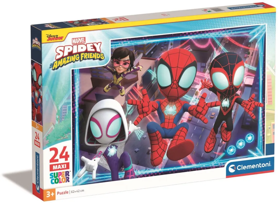 Clementoni PZL 24 Maxi Spidey and His Amazing Friends Puzzle