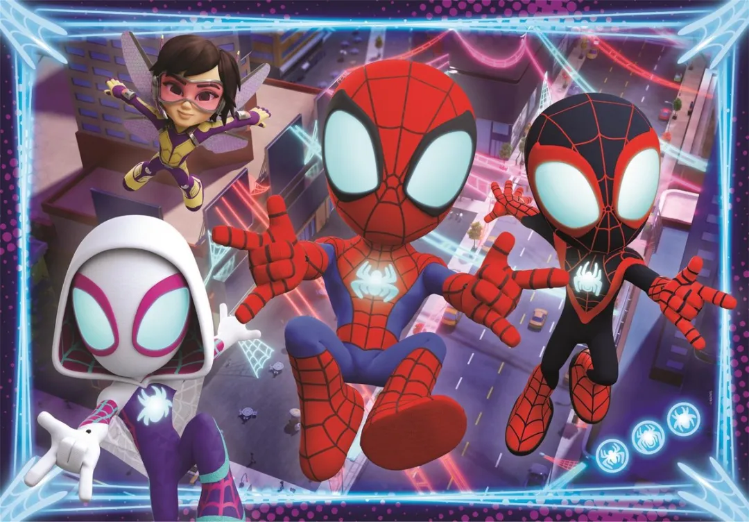 Clementoni PZL 24 Maxi Spidey and His Amazing Friends Puzzle - 24 Stuks - Multicolor