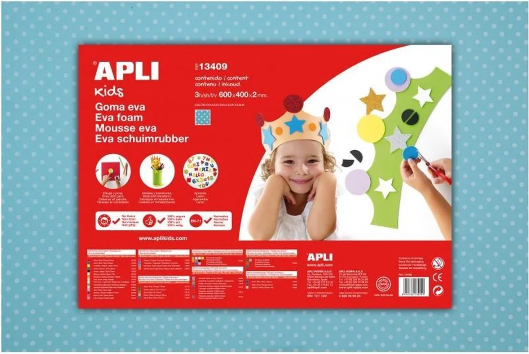 Apli Kids EVA Foam Vellen 60x40cm Stippen