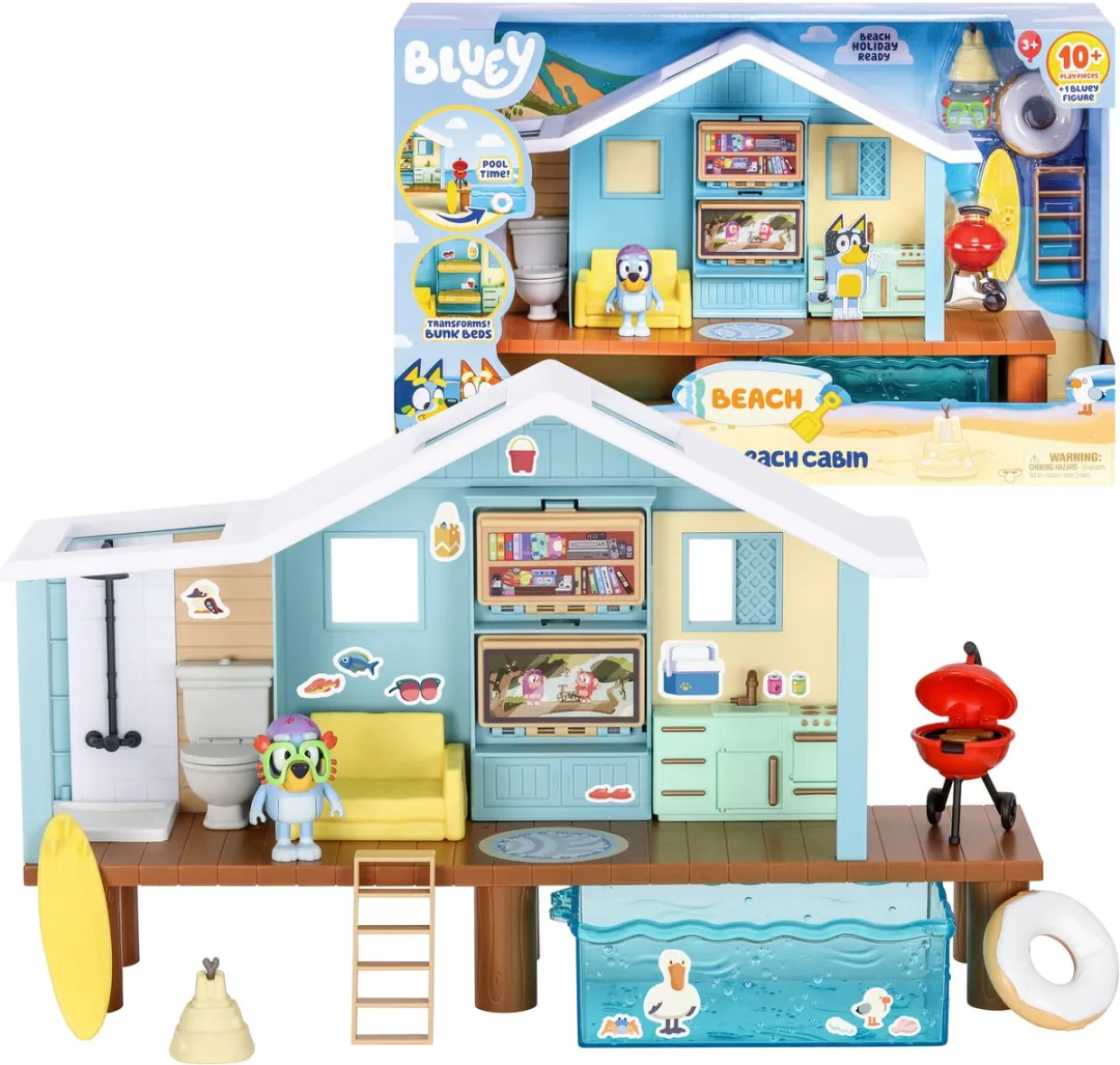 Moose Toys Bluey Beach Hut Speelset