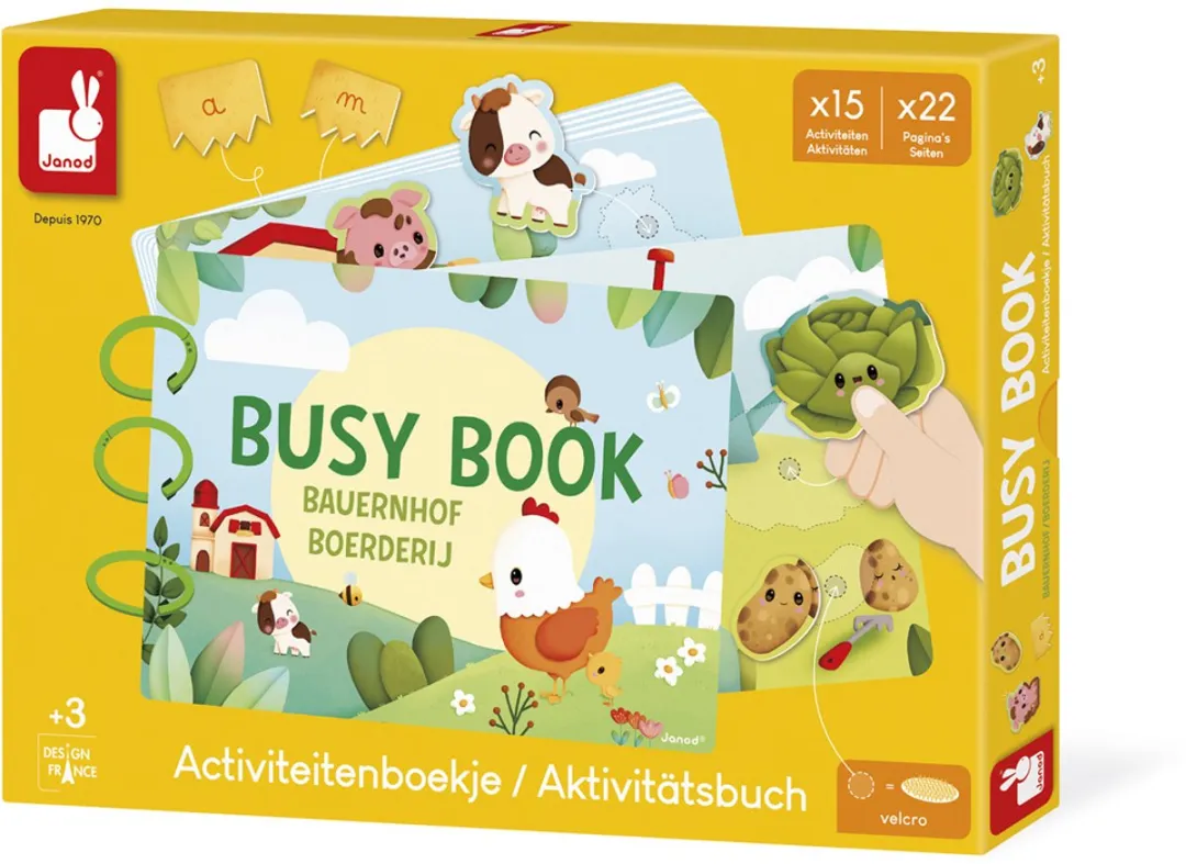 Janod Boerderij Doeboekje Nederlands/Duits - afbeelding 6 van 6