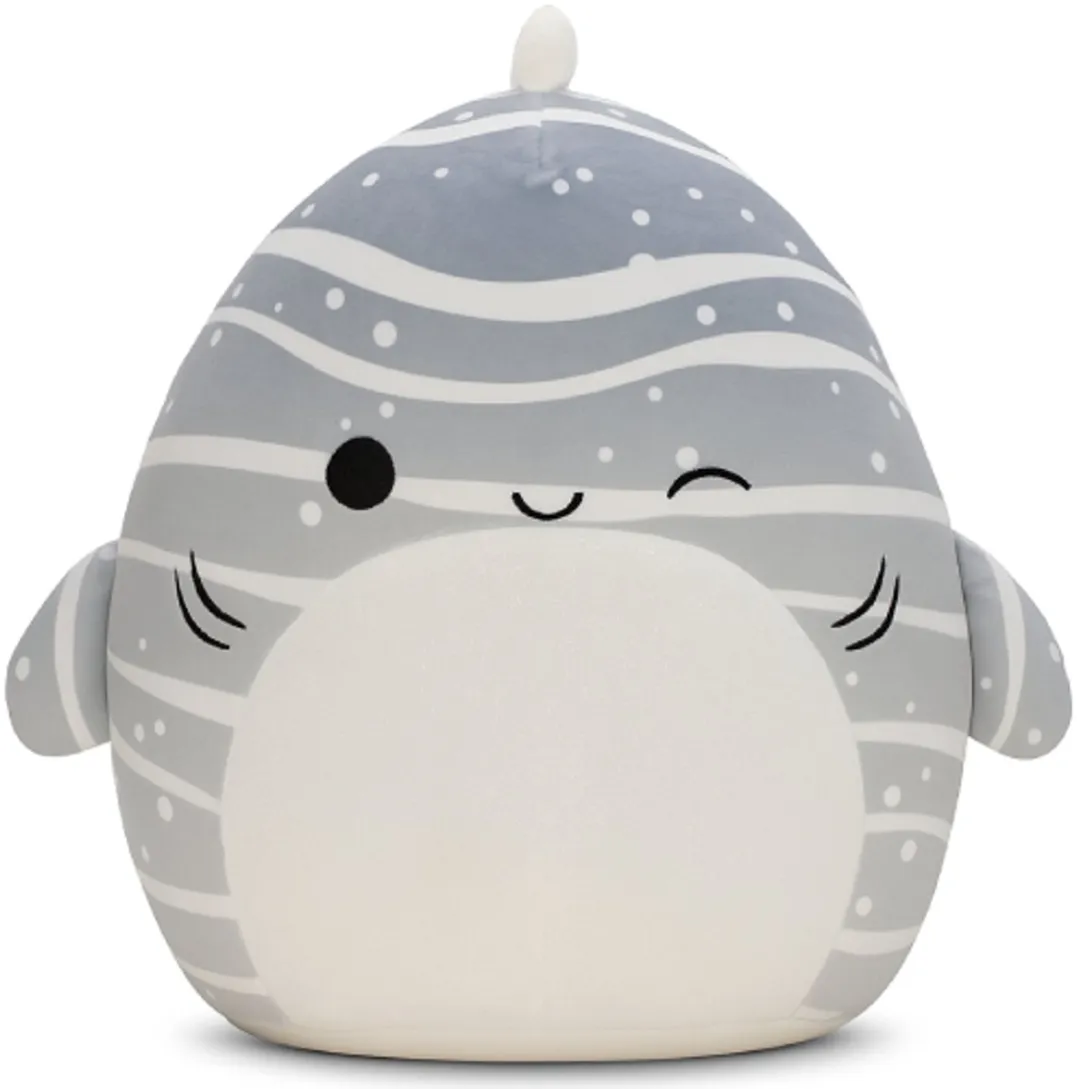 Squishmallows Sachie Grijze Haai Pluche Knuffel 20cm