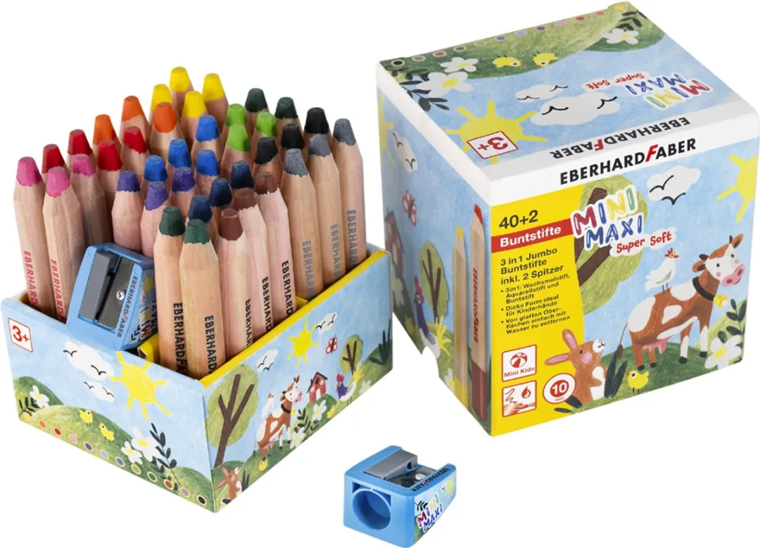 Eberhard Faber 3-in-1 Jumbo Kleurpotloden