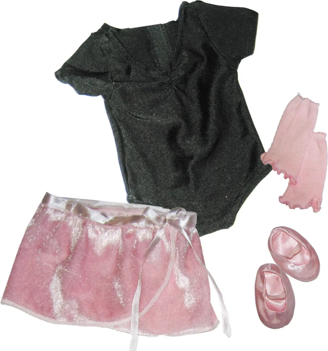 Sophia's by Teamson Kids Poppenkleding Ballet - 7 Stuks - Lichtroze/Zwart