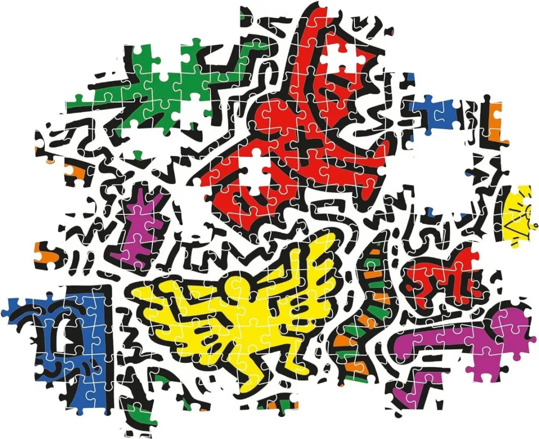 Clementoni Keith Haring Puzzel 1000 Stukjes - Multicolor