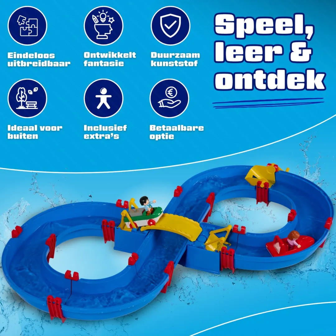 Fits4Kids Waterbaan F4k50005 - 50 Delig Blauw