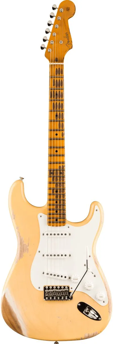 Fender 1955 Stratocaster Heavy Relic Faded Nocater Blonde