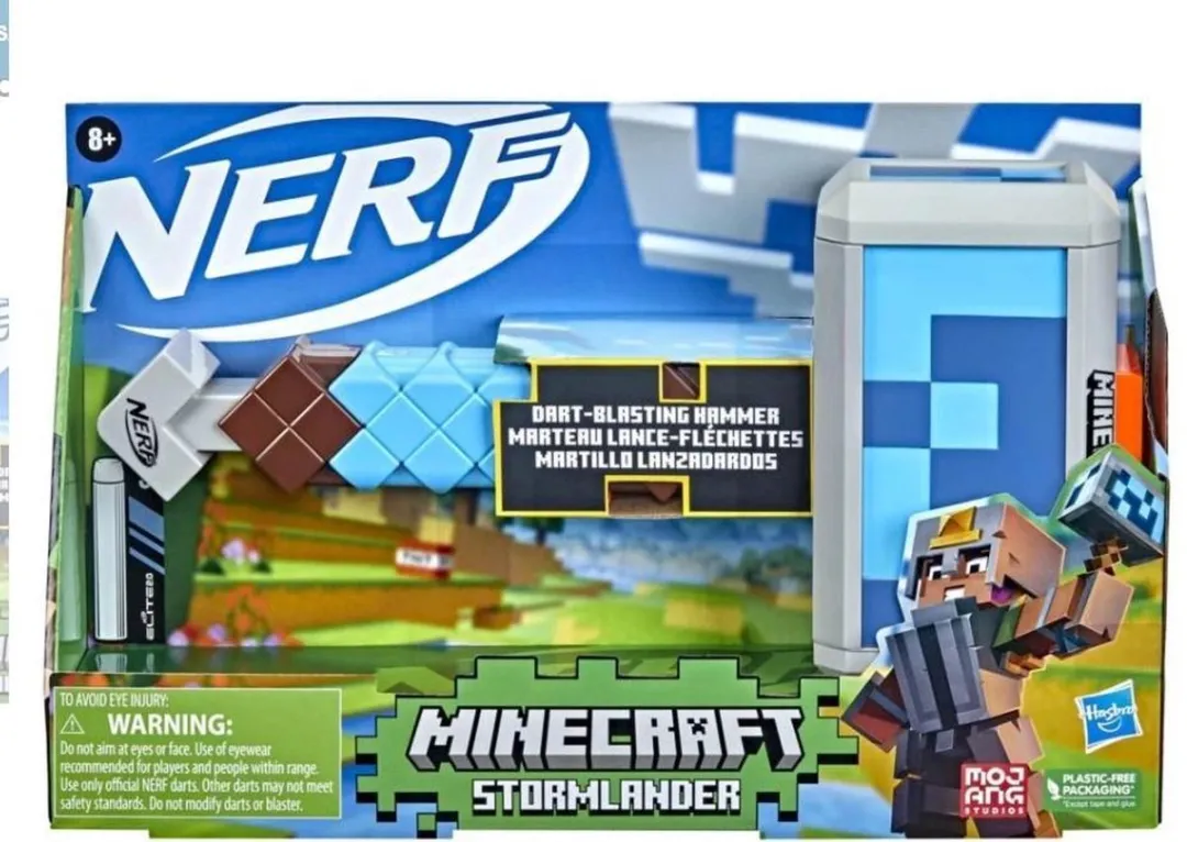 Nerf Minecraft Stormlander Hamer Blaster F4416 - Multicolor