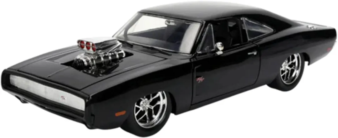 Jada Toys Fast & The Furious 1970 Dodge Charger 1:24 - Zwart