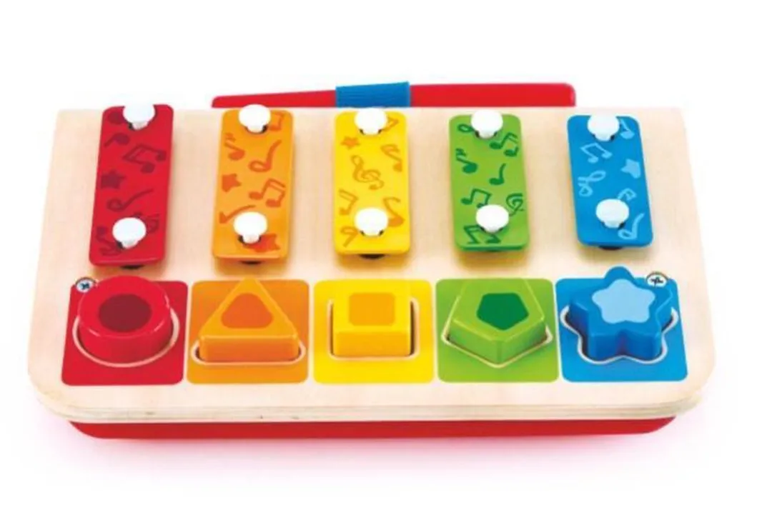 Hape Mijn Eerste Xylofoon & Piano - Veelkleurig - afbeelding 5 van 6