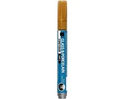 Creativ Company Glas- en Porselein Contourstift Goud