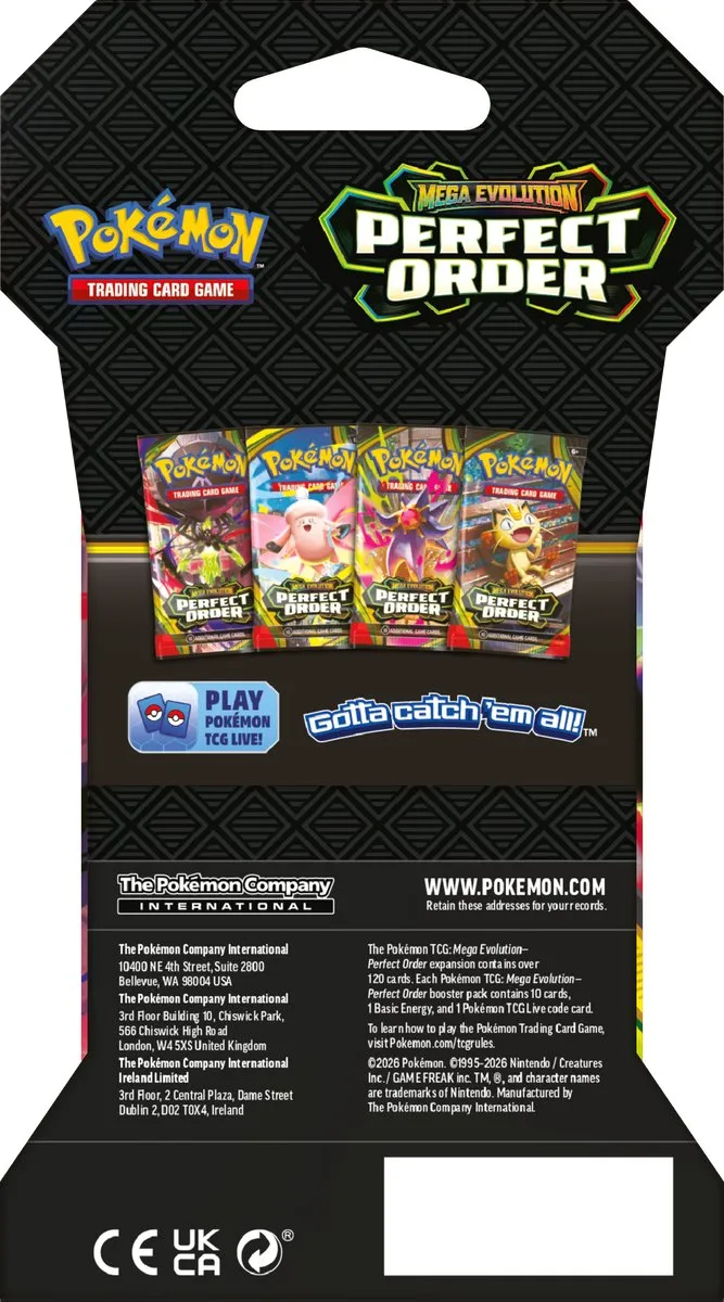 Pokémon ME03 Perfect Order Sleeved BO