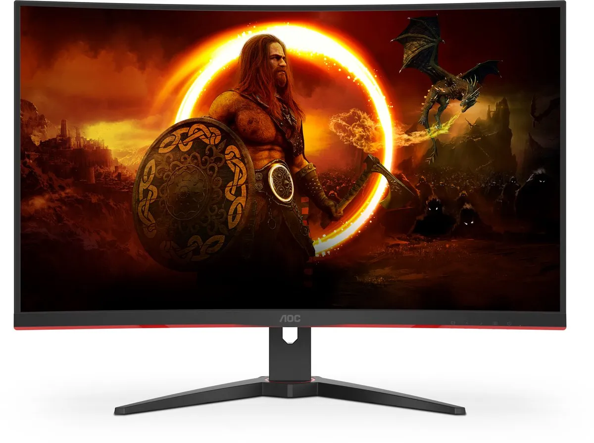 AOC C32G2ZE Curved Gaming Monitor 32" - 240Hz - Full HD - afbeelding 6 van 6