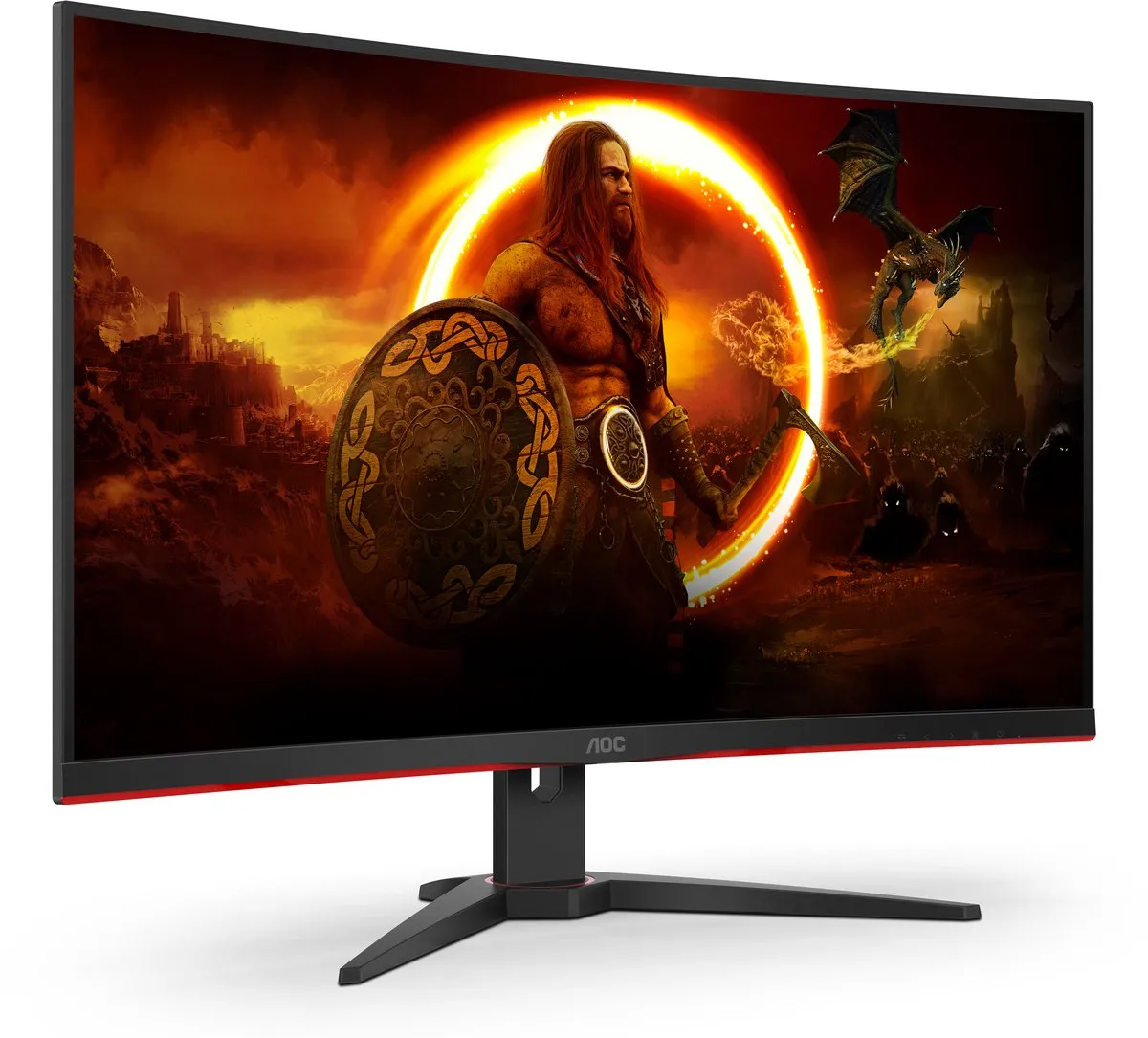 AOC C32G2ZE - Full HD Curved Gaming Monitor - 240hz - 32 Inch