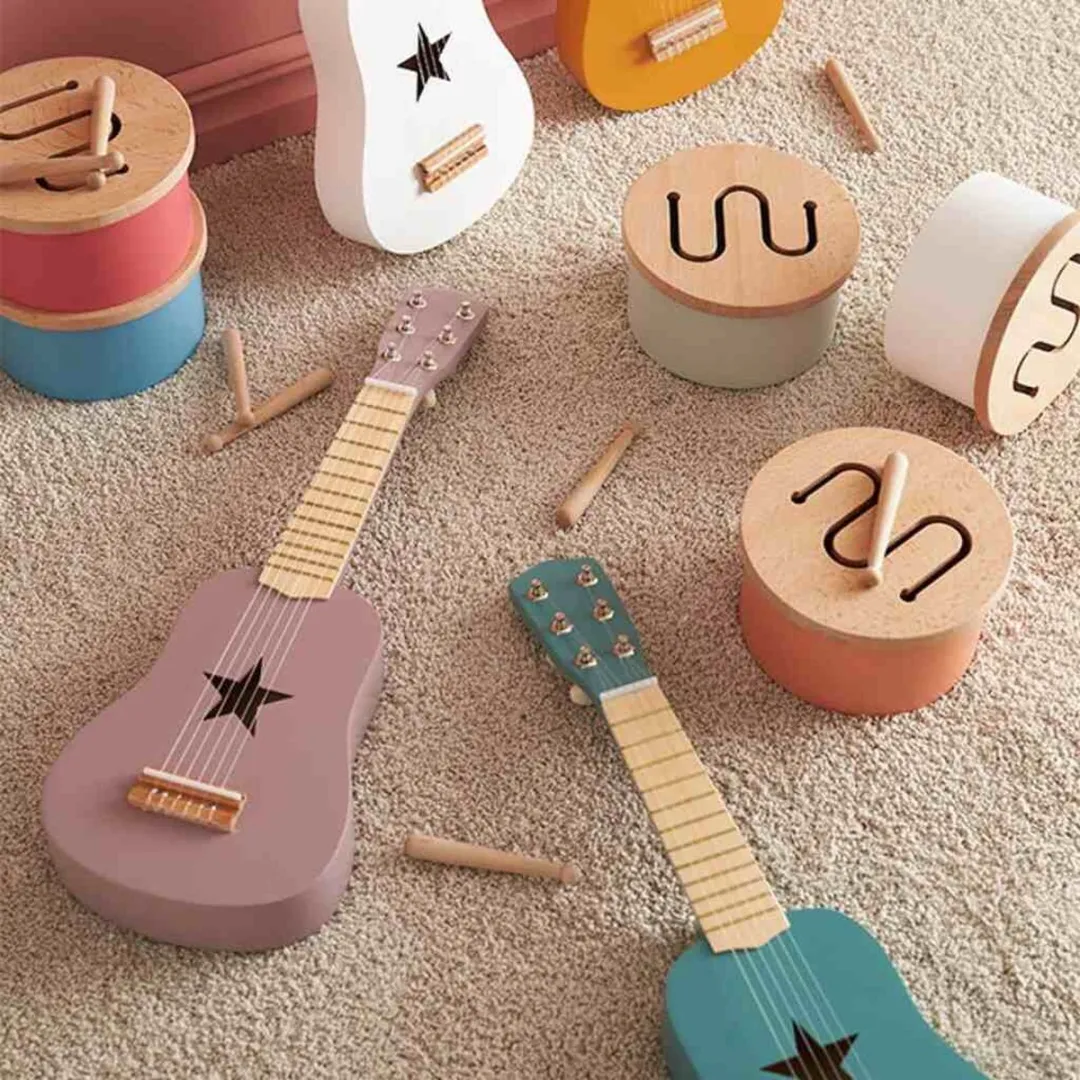 Kids Concept Speelgoedgitaar - Lila