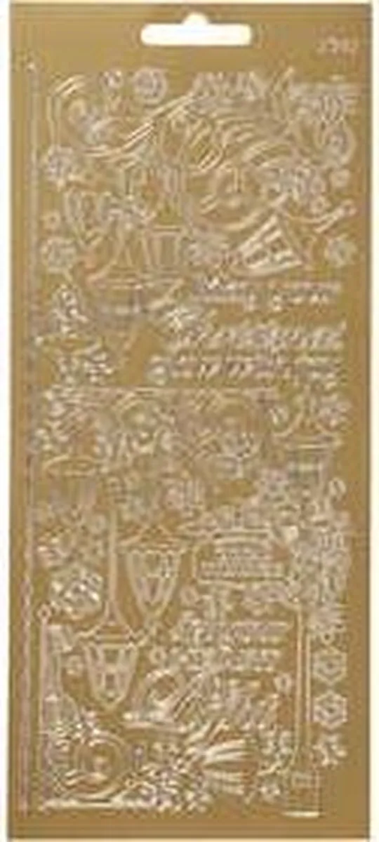 Creativ Company Gouden Sterren Stickers - 10x24cm
