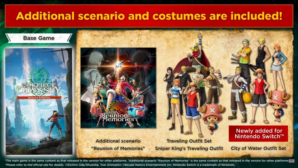 One Piece Odyssey Deluxe Editie Nintendo Switch