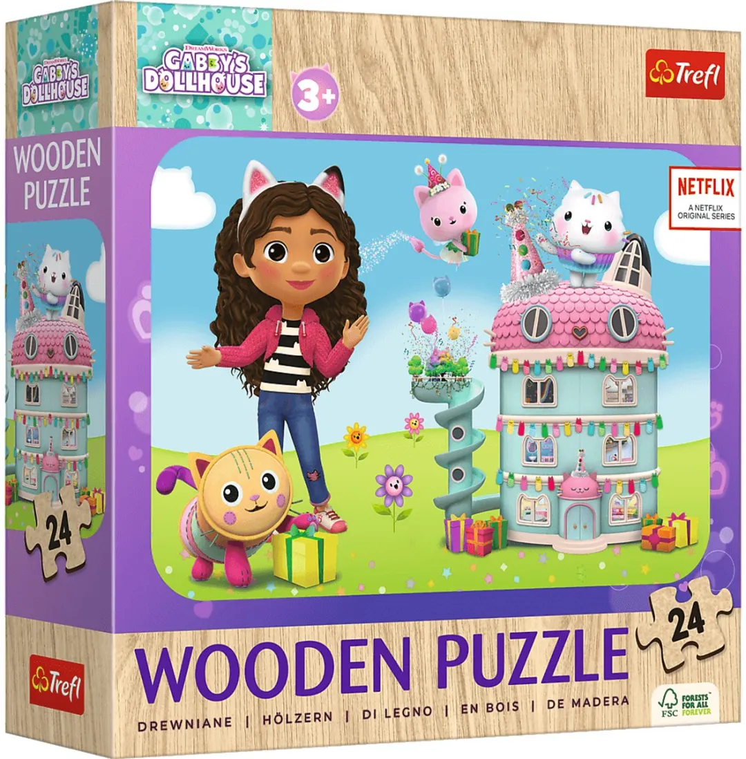 Trefl Gabby's Poppenhuis Houten Puzzel 1000 Stuks