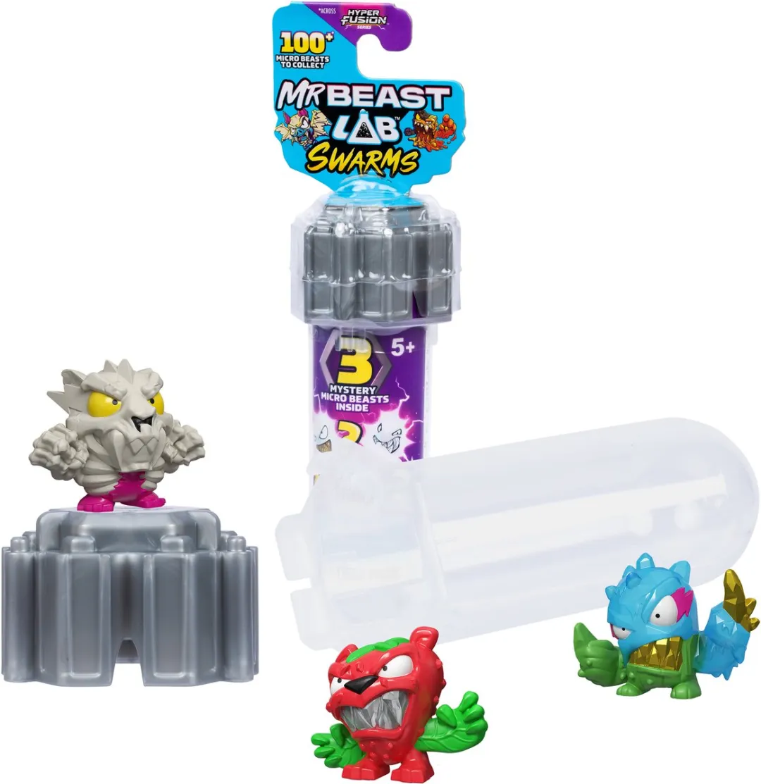 Moose Toys MrBeast Lab Swarms Hyper Fusion Test Tube