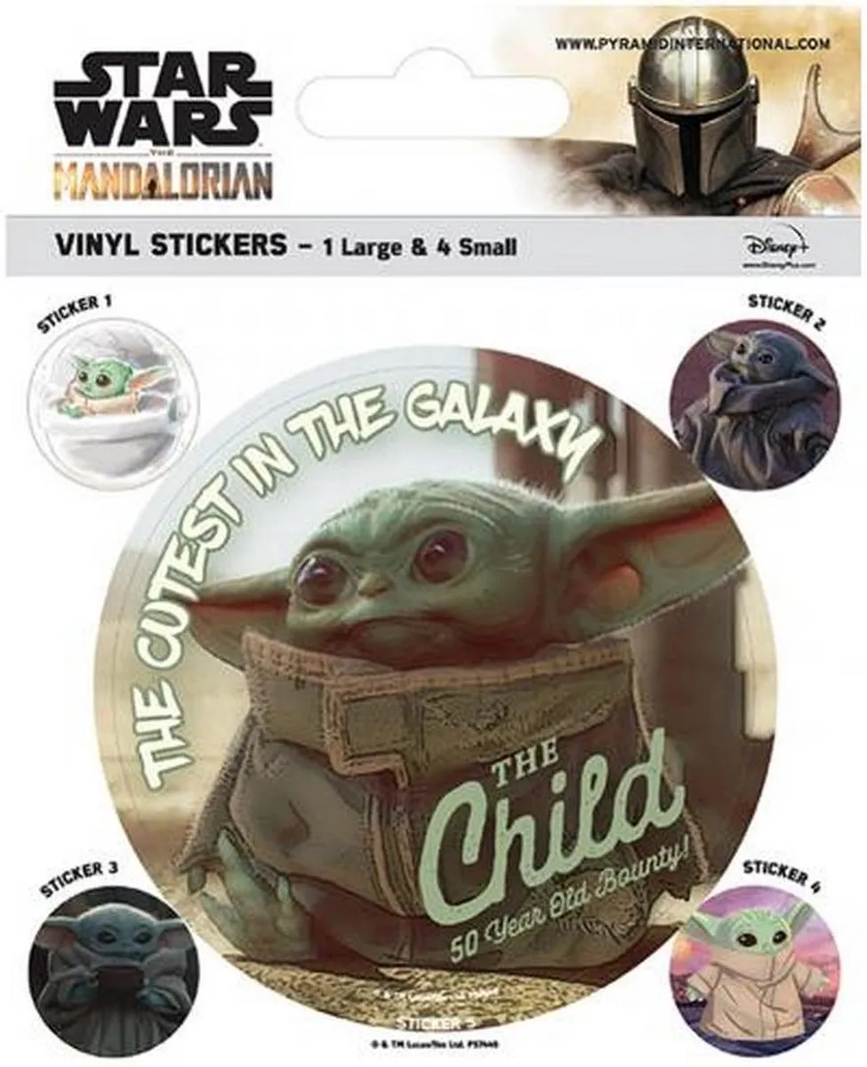 Star Wars The Mandalorian Stickers