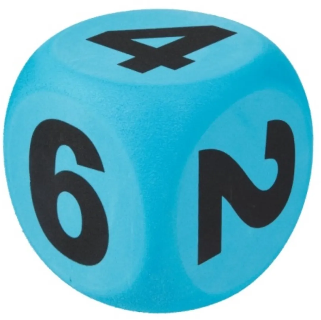 Toi-Toys Dobbelsteen XXL Blauw 10cm