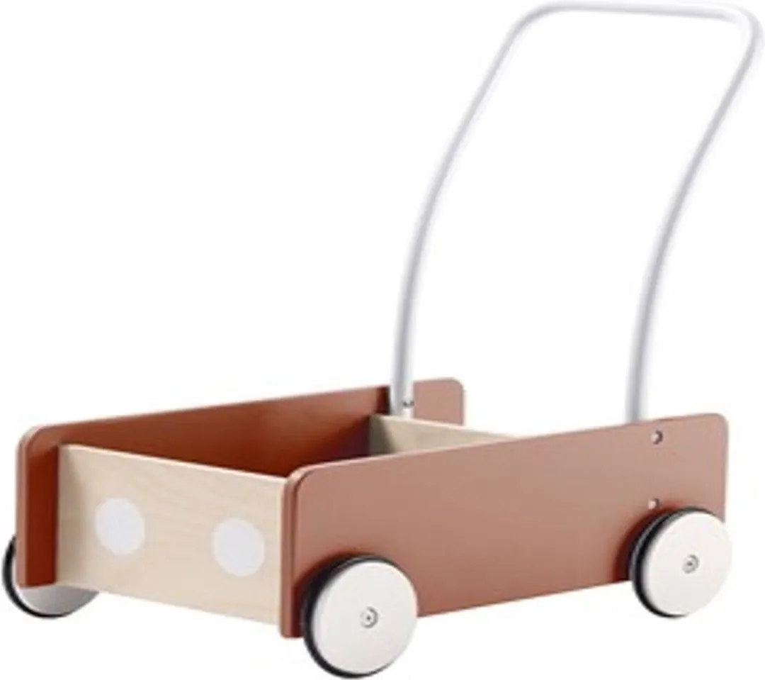 Kids Concept Wandelwagentje Donker Abrikoos