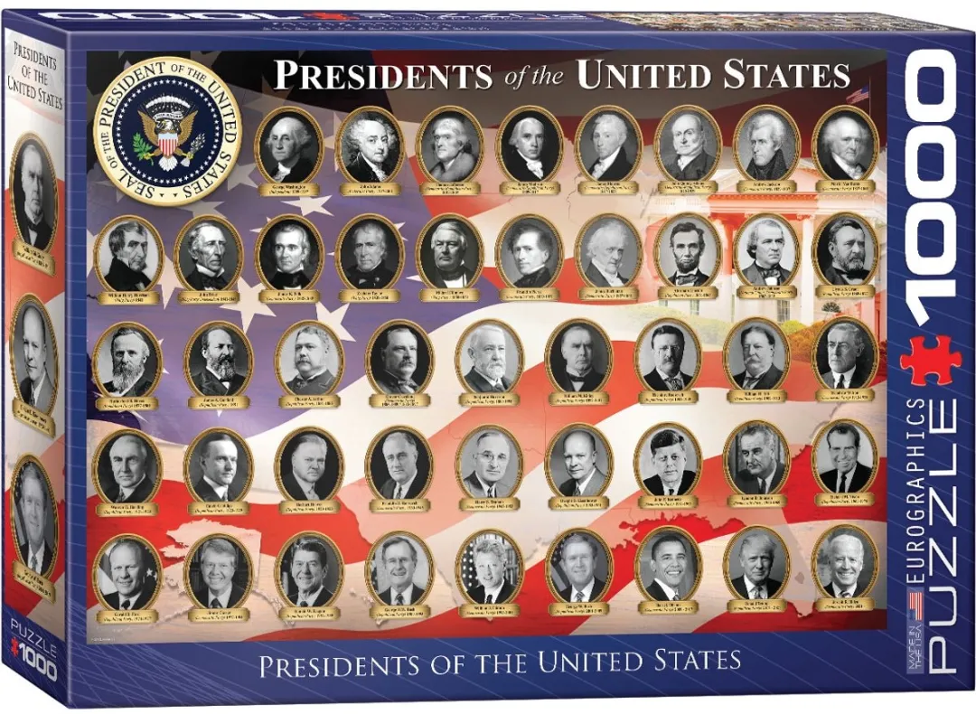 Eurographics Puzzel Presidenten van de VS 1000 Stuks