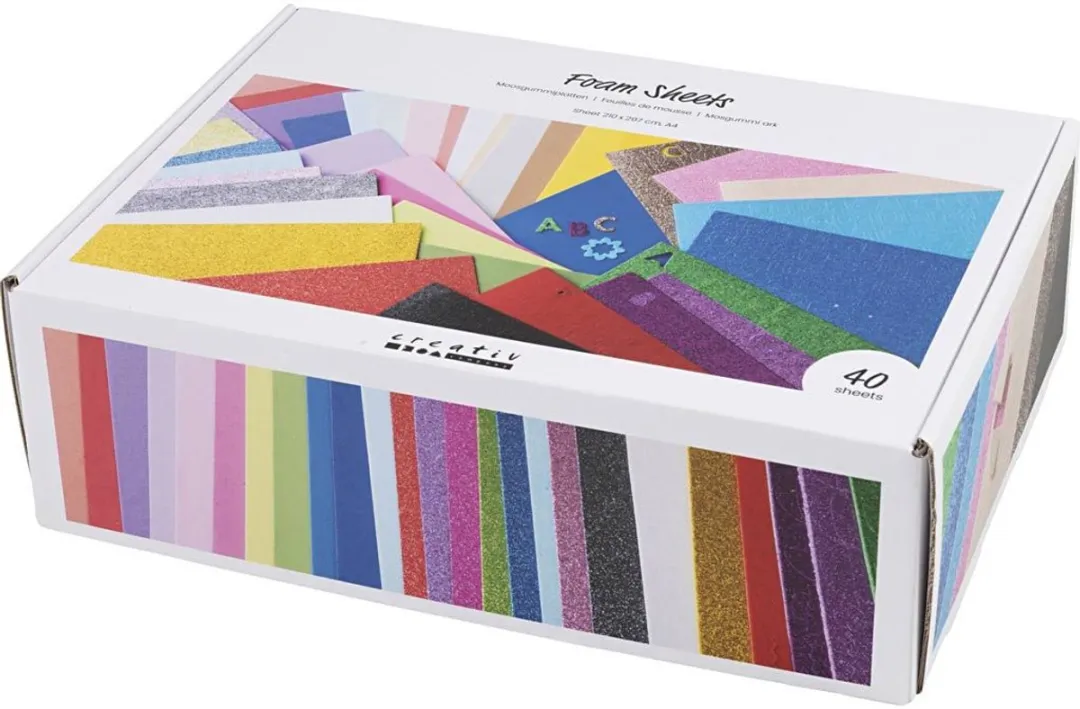 Creativ Company Foam Vellen A4 - 40 Stuks