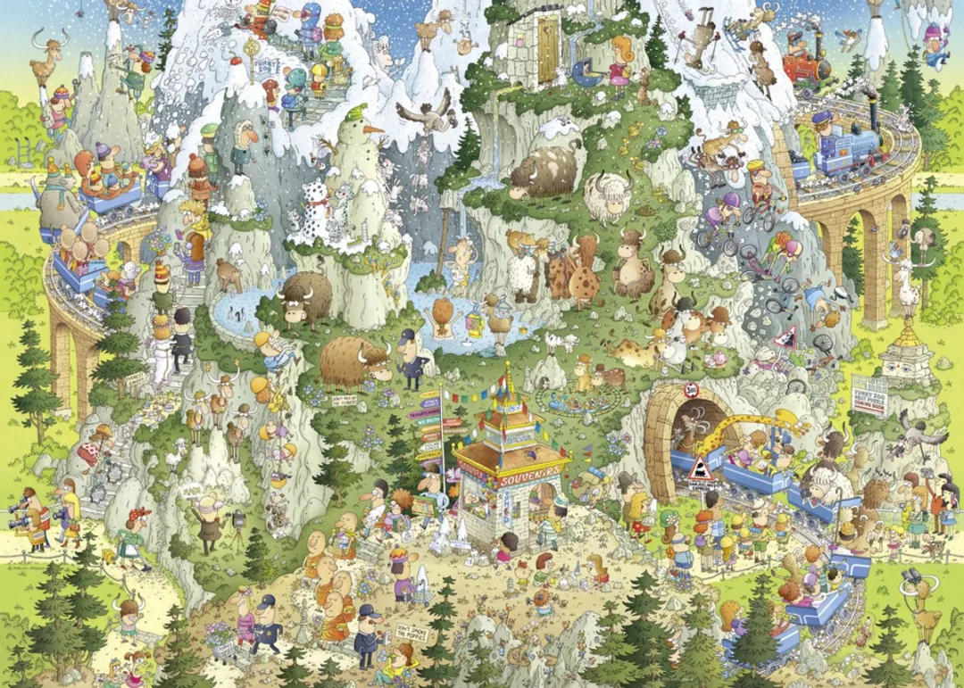 Heye Puzzel Himalayan Habitat 1000 Stukjes