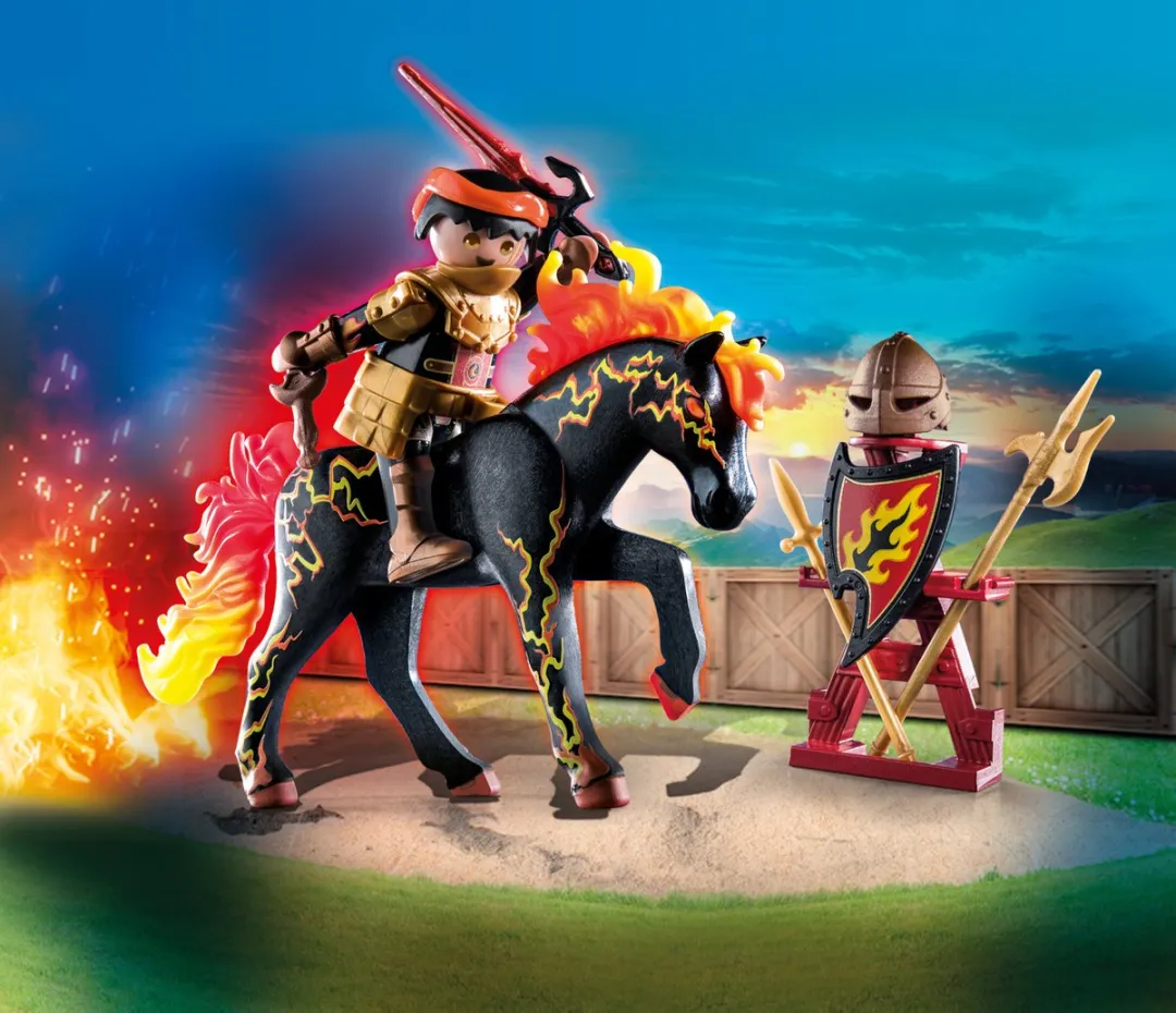 Playmobil Burnham Raiders Vuurridder 71213 - Meerkleurig