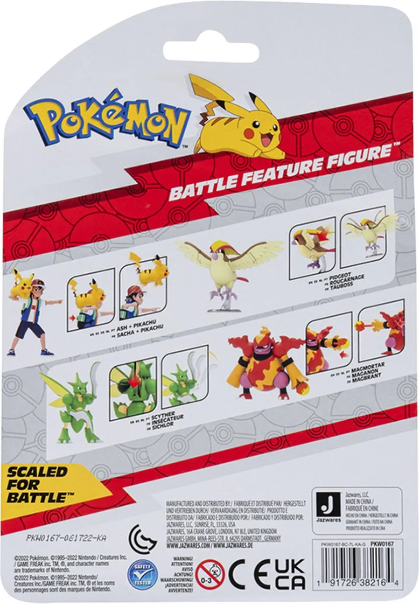 Pokémon Battle Feature Figure Scyther BOT-38246 - Multicolor
