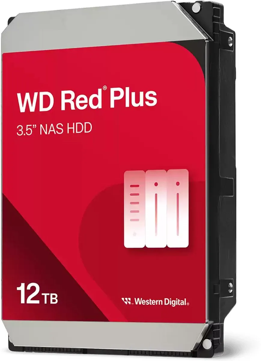 Western Digital Red Plus WD120EFGX Harde Schijf 12TB