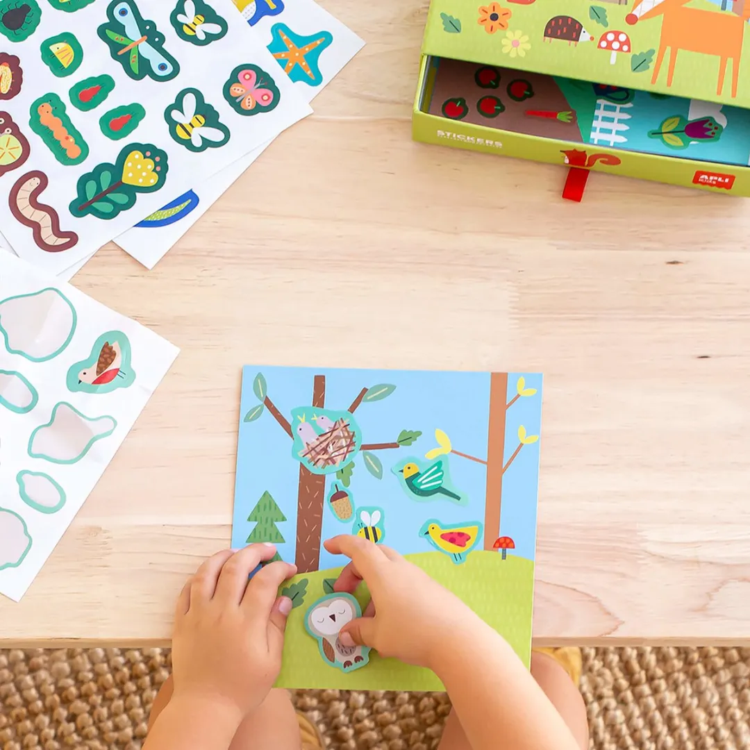 Apli Kids Stickerspel Dieren en hun omgeving - Multicolor - afbeelding 6 van 6