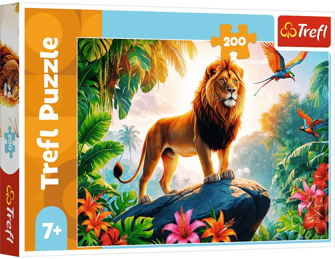 Trefl King of the Jungle Legpuzzel 200 Stuks