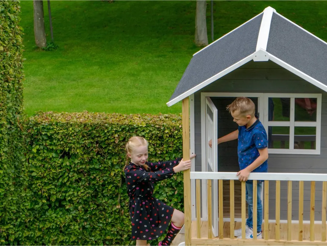 EXIT Toys Loft 300 Houten Speelhuis Grijs