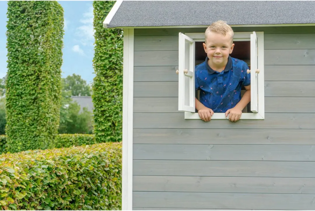 EXIT Toys Loft 300 Houten Speelhuis Grijs