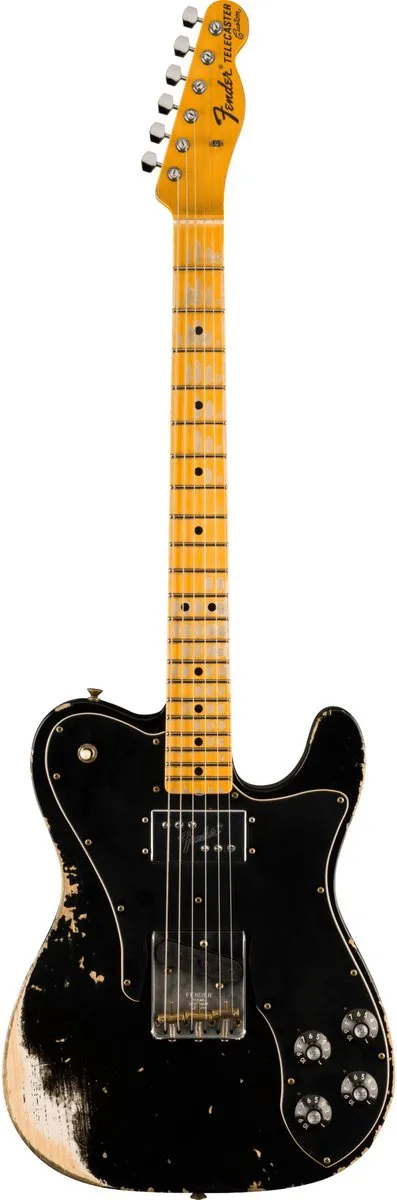Fender 70s Tele Custom Heavy Relic Black