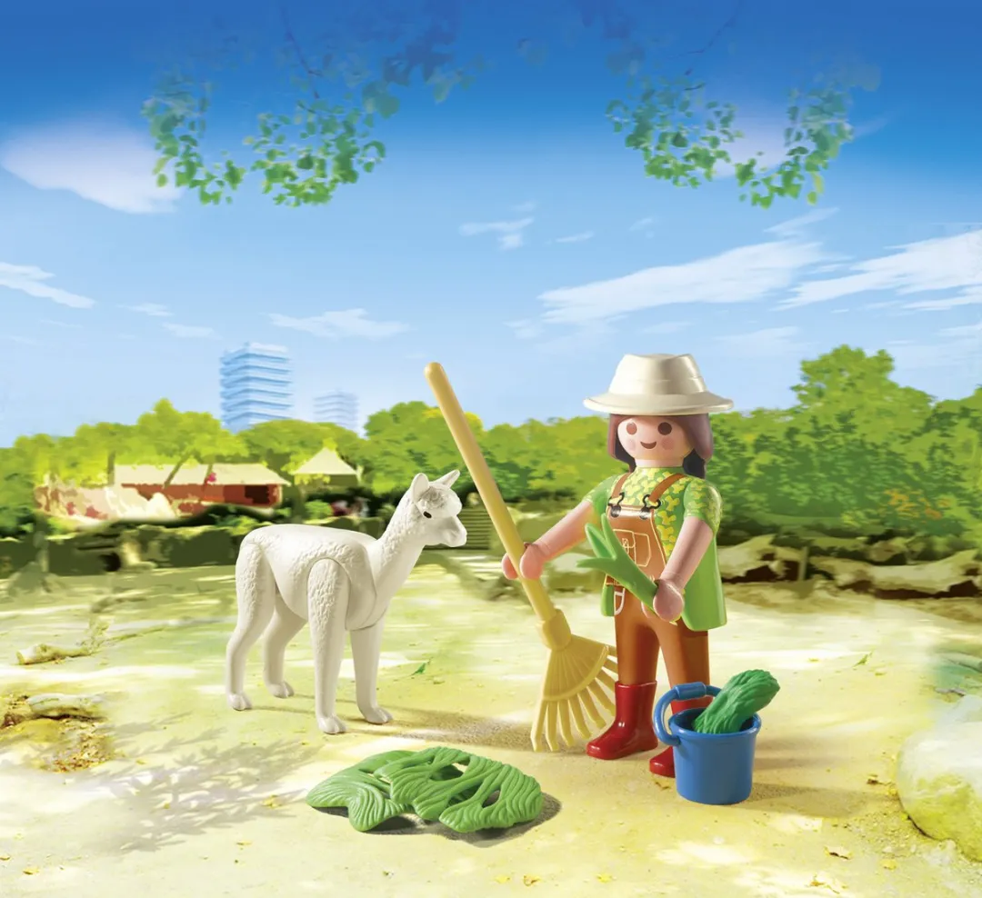 Playmobil Easter Eggs Dierenverzorger met alpaca 4944 - Multicolor